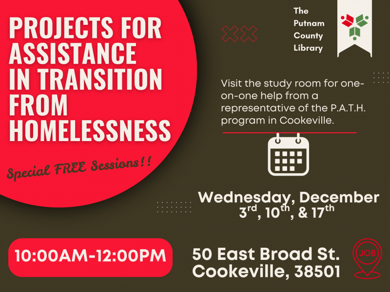 Projects for Assistance in Transition from Homelessness – Wed, Dec 10 ...
